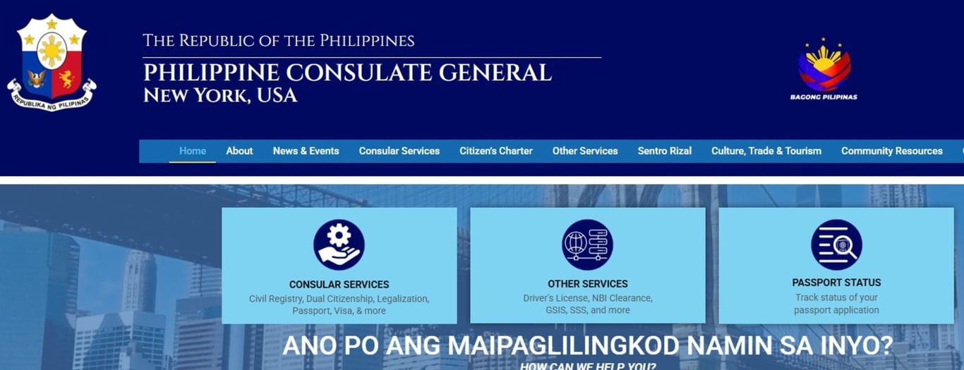 Philippine Consulate General in New York -  industry in New York NY