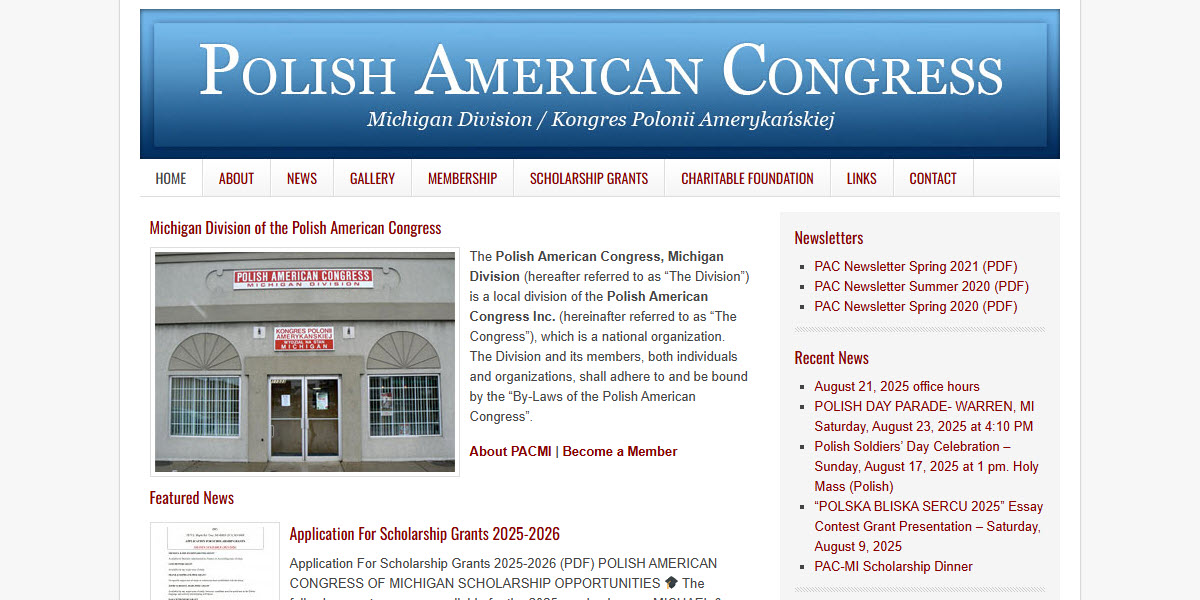 Polish American Congress Michigan Division -  industry in Hamtramck MI
