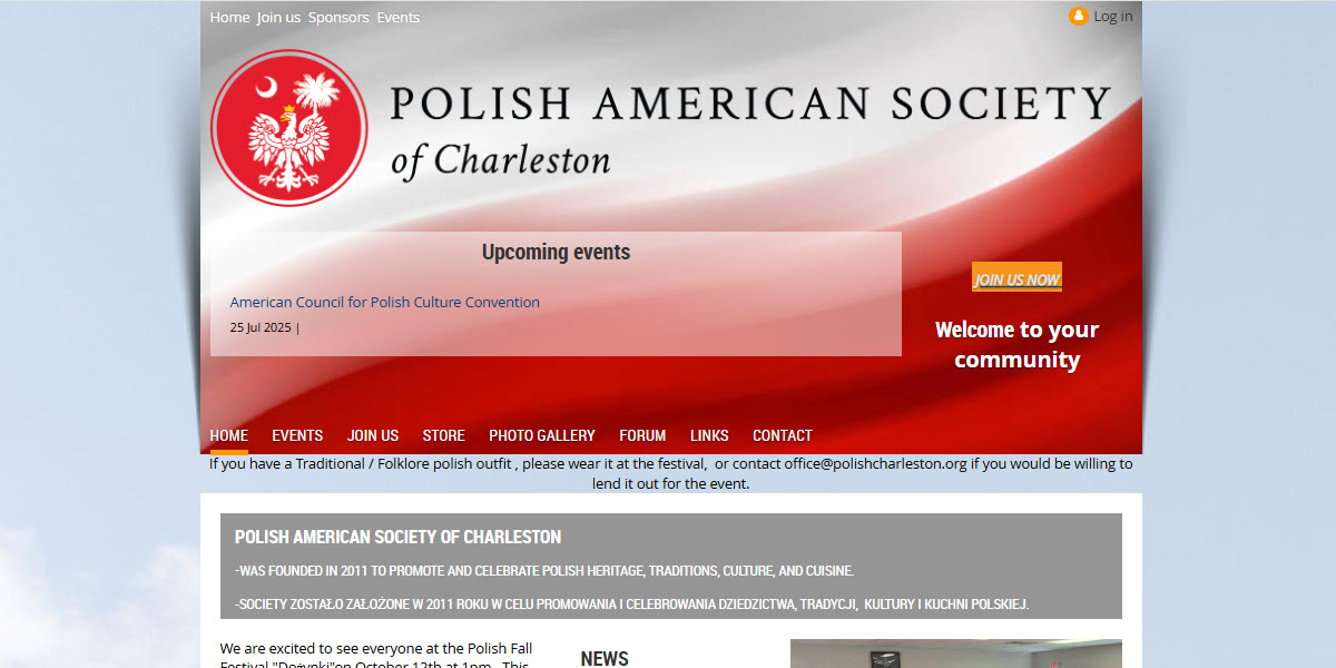 Polish American Society of Charleston cover image