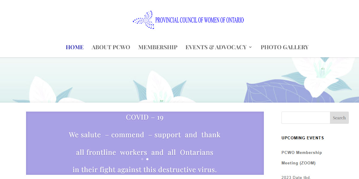 Provincial Council of Women of Ontario cover image