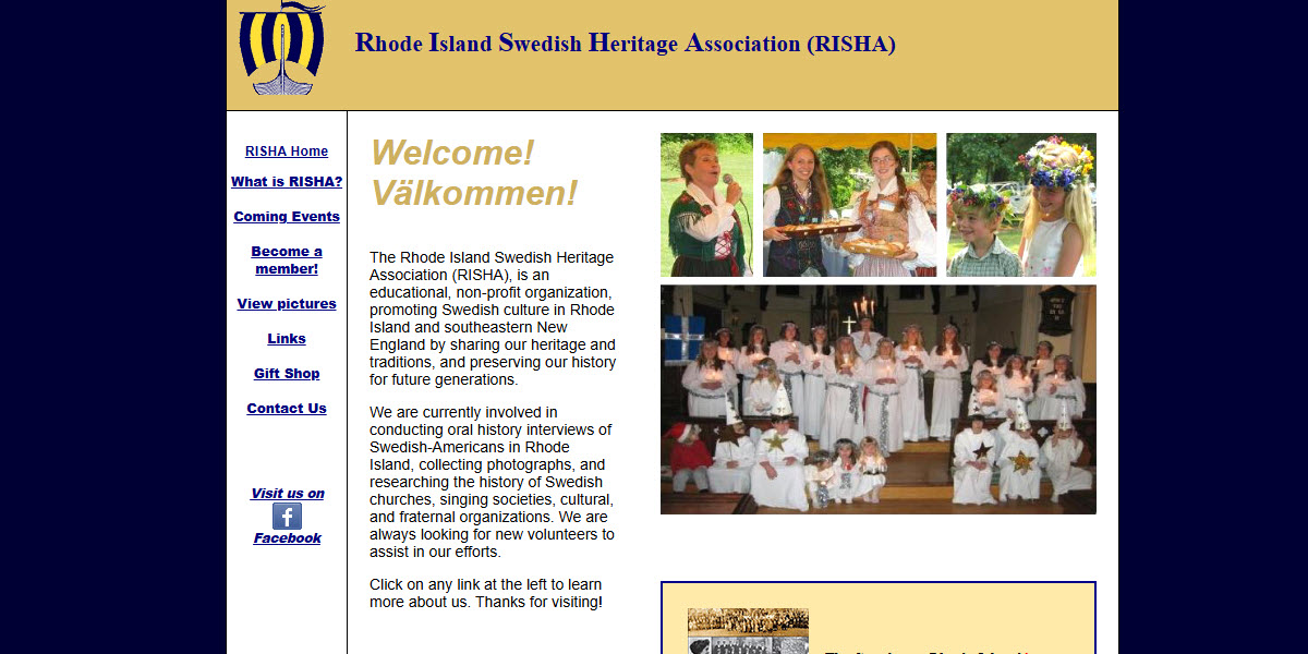 Rhode Island Swedish Heritage Association -  industry in East Greenwich RI