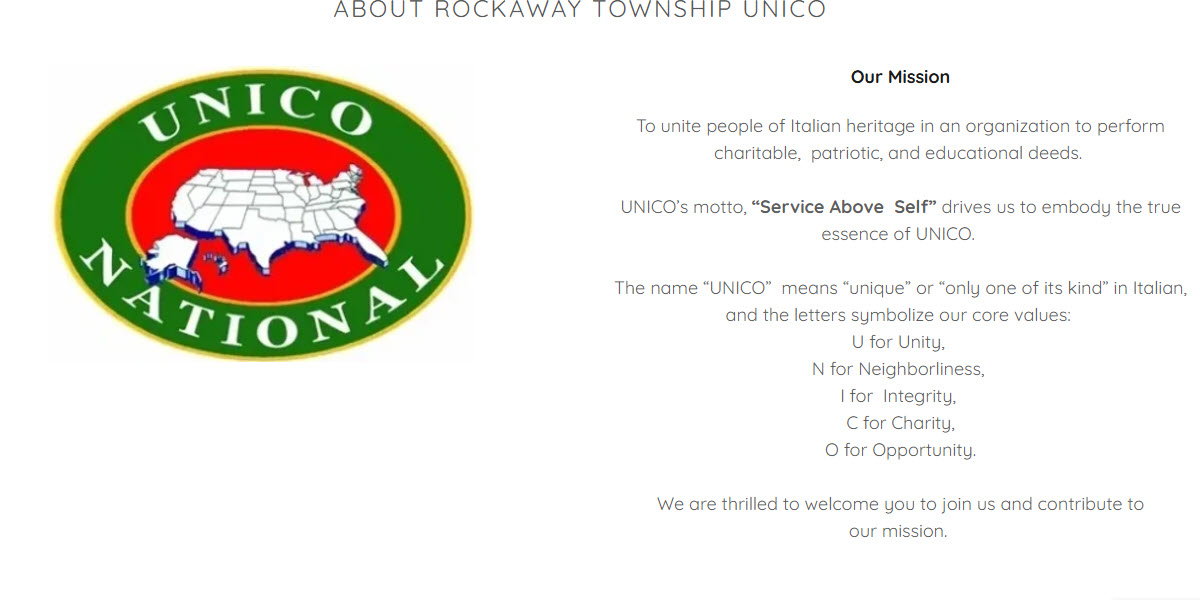 Rockaway Township Unico -  industry in Rockaway Township NJ