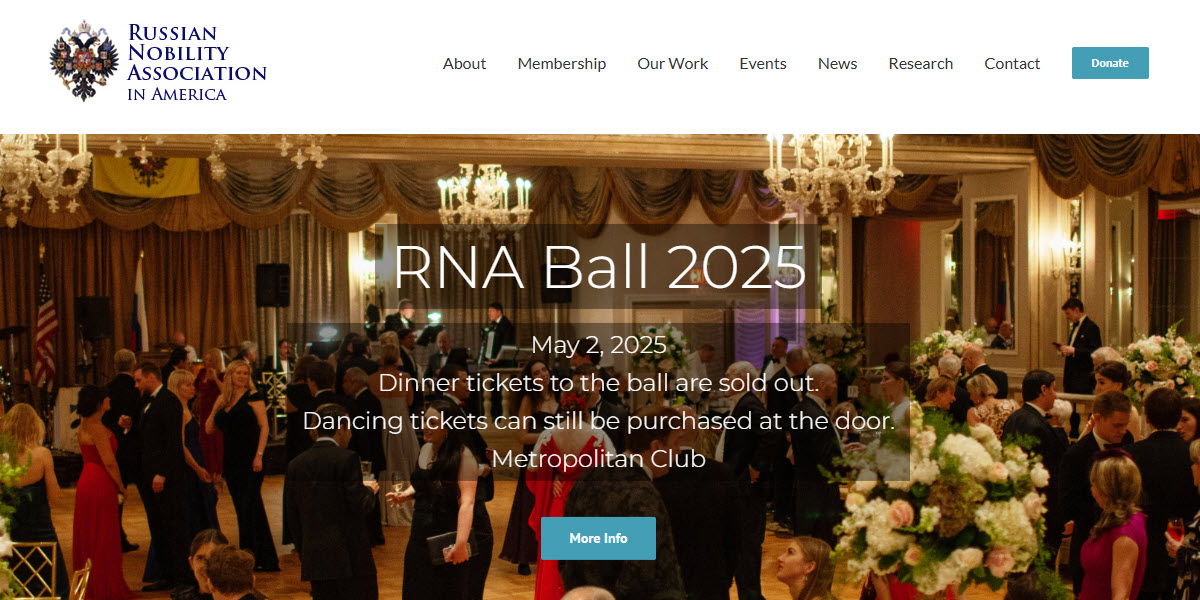 Russian Nobility Association in America cover image