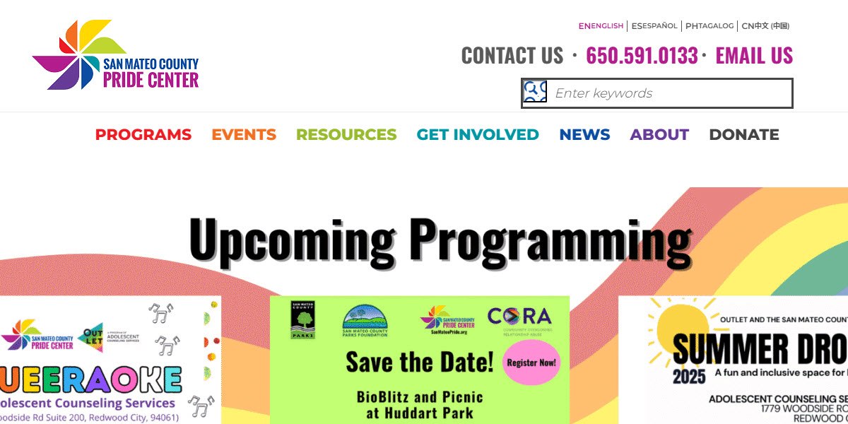 San Mateo County Pride Center -  industry in San Mateo CA