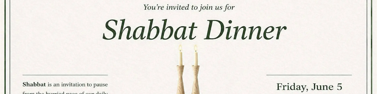 Shabbat Dinner at Flor -  industry in Washington DC