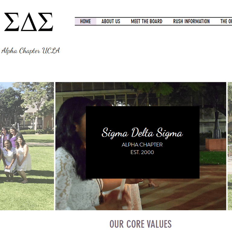 Sigma Delta Sigma, Alpha Chapter UCLA cover image