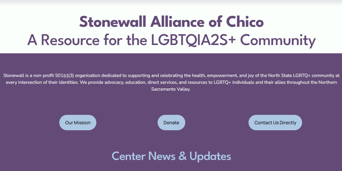 Stonewall Alliance Center of Chico