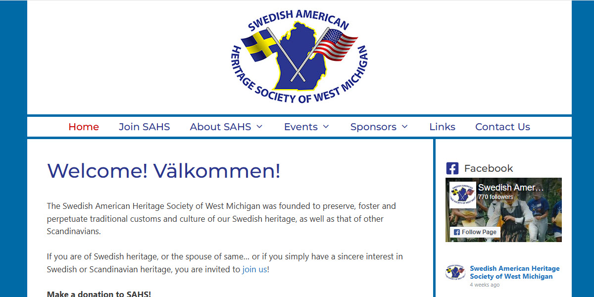 Swedish American Heritage Society of West Michigan -  industry in Grand Rapids MI