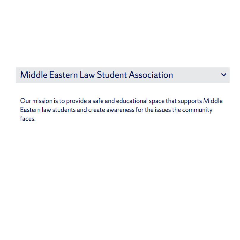 Syracuse Middle Eastern Law Student Association