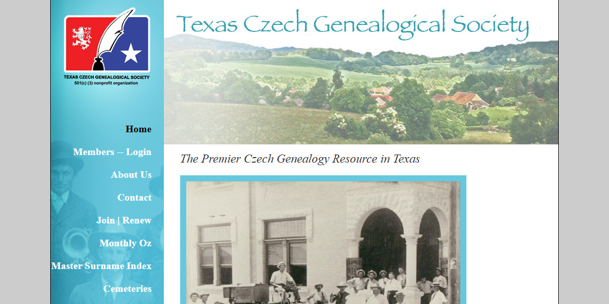 Texas Czech Genealogical Society cover image
