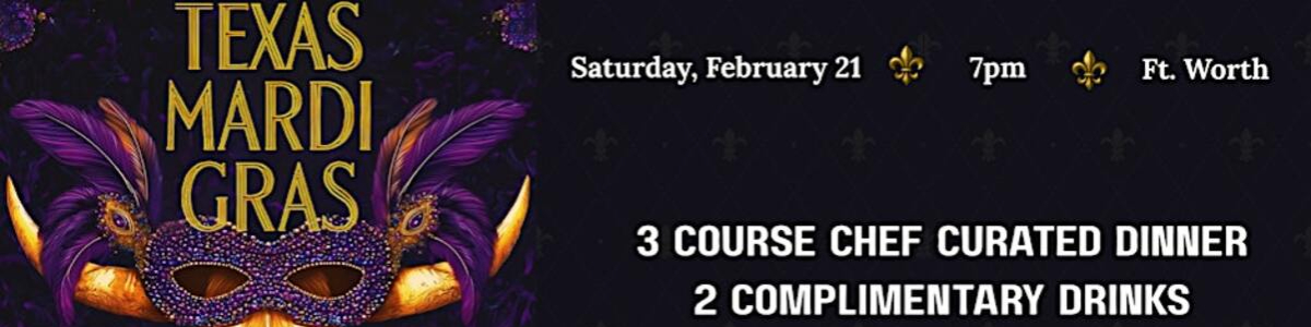 Texas Mardi Gras: A Cowboy Jazz Dinner Party -  industry in Fort Worth TX