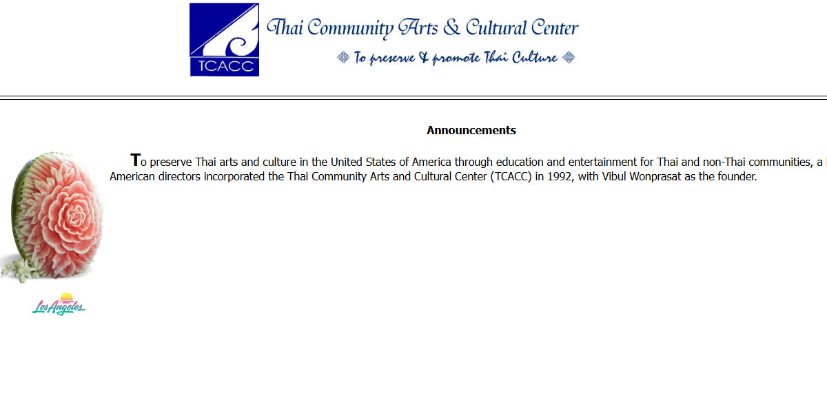 Thai Community Arts and Cultural Center -  industry in Venice CA