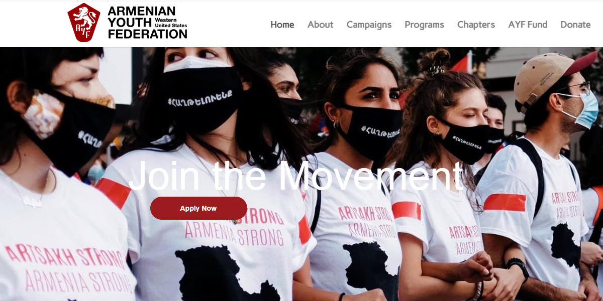 The Armenian Youth Federation Western USA