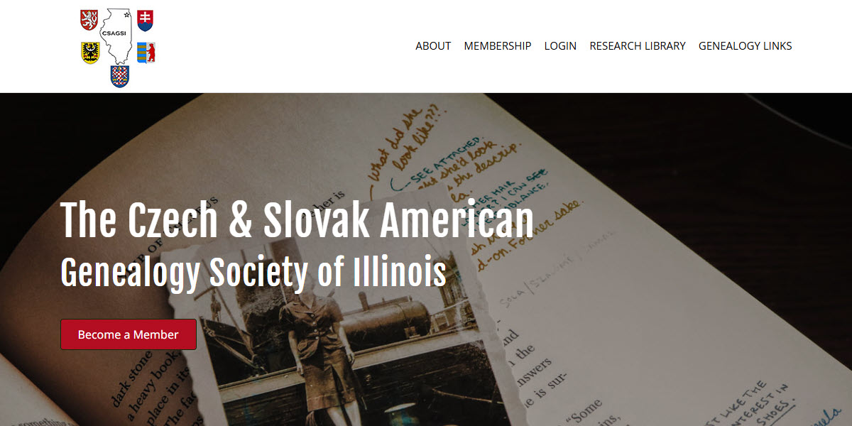 The Czech & Slovak American Genealogy Society of Illinois -  industry in Sugar Grove IL