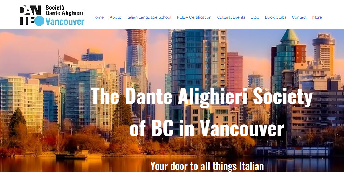 The Dante Alighieri Society of BC -  industry in West Vancouver BC