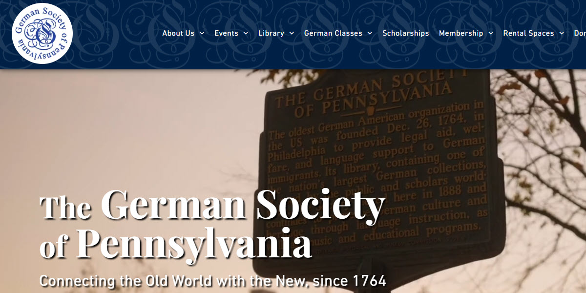 The German Society of Pennsylvania