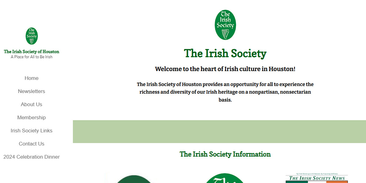 The Irish Society -  industry in Houston TX