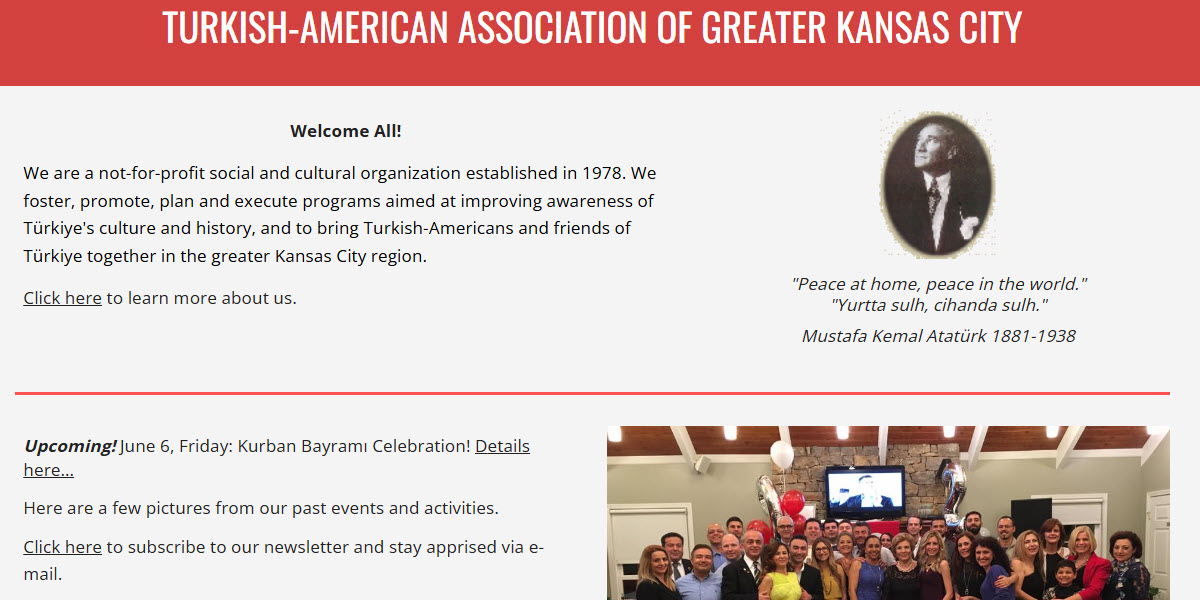 Turkish-American Association of Greater Kansas City -  industry in Kansas City MO