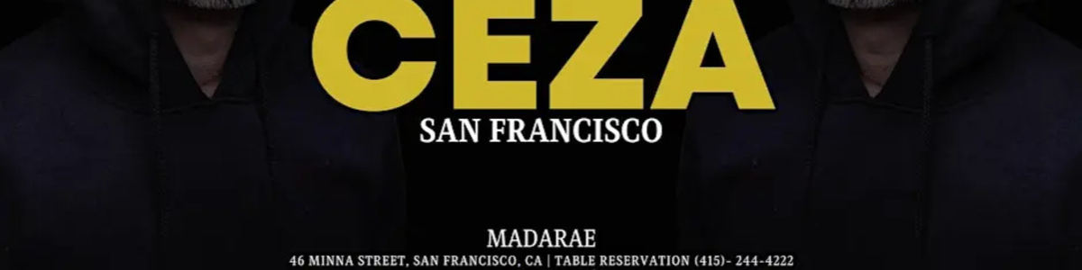 Turkish Legendary Rapper CEZA at MadaRae San Francisco -  industry in San Francisco CA