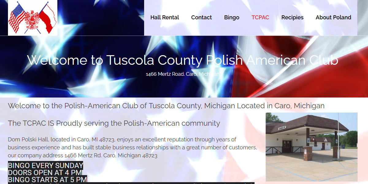 Tuscola County Polish American Club -  industry in Caro MI
