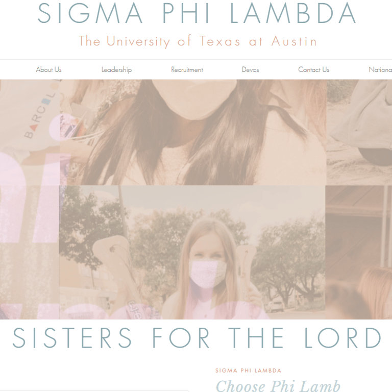 UT Austin Sigma Phi Lambda -  industry in Austin TX