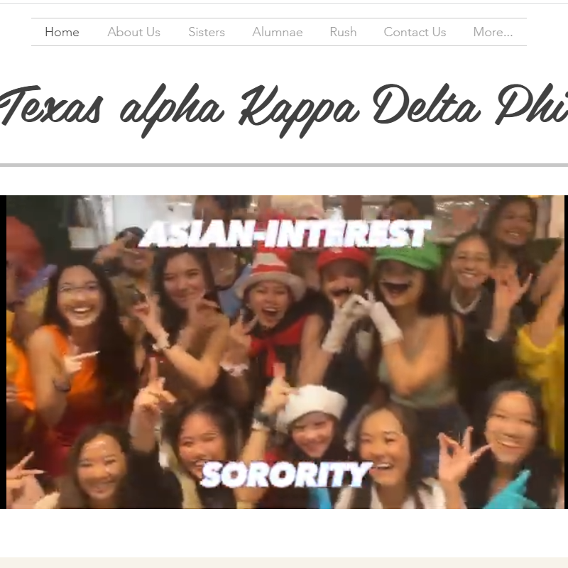 UT Austin alpha Kappa Delta Phi