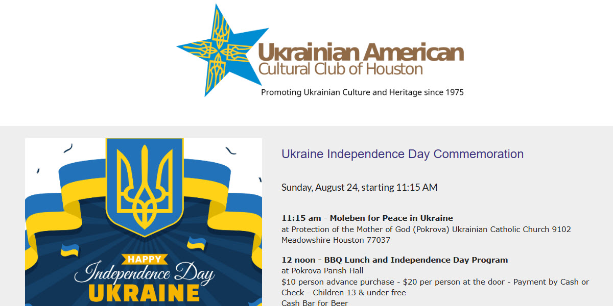 Ukrainian American Cultural Club of Houston