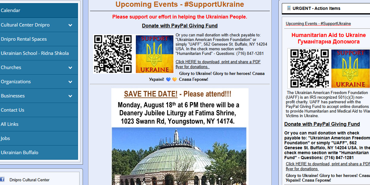 Ukrainian American Freedom Foundation - Ukrainians of Buffalo