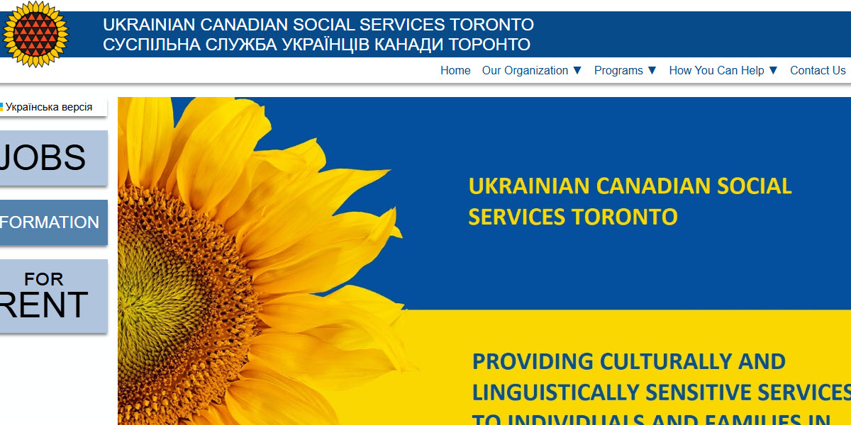 Ukrainian Canadian Social Services Toronto