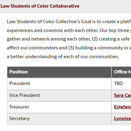 UofSC Law Students of Color Collective -  industry in Columbia SC