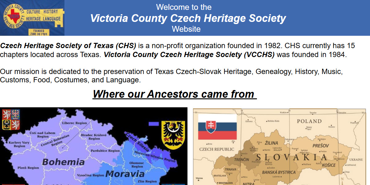Victoria County Czech Heritage Society -  industry in Victoria TX