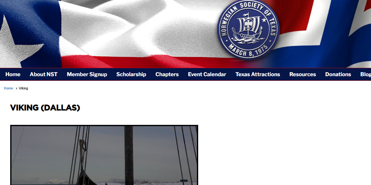 Viking Chapter Norwegian Society of Texas