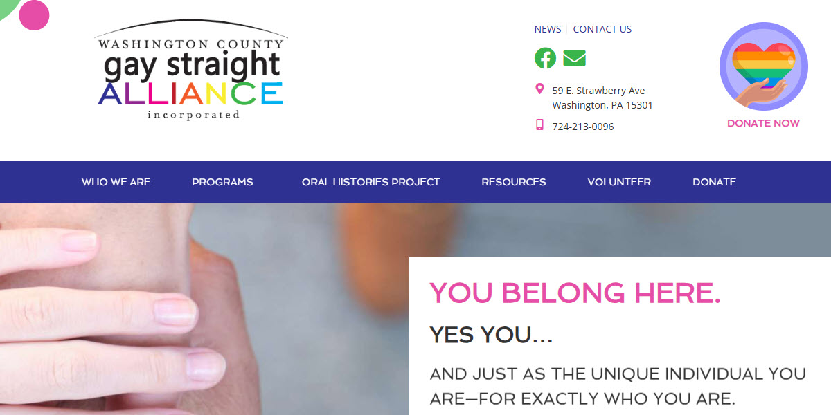 Washington County Gay Straight Alliance, Inc.