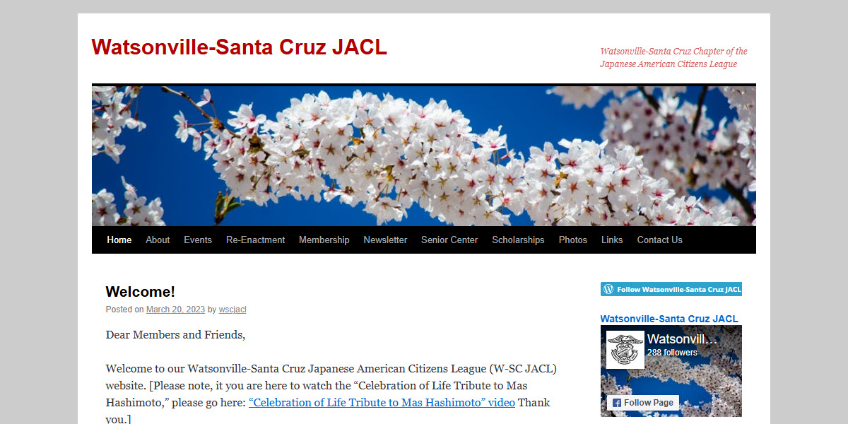 Watsonville-Santa Cruz Chapter of the Japanese American Citizens League cover image