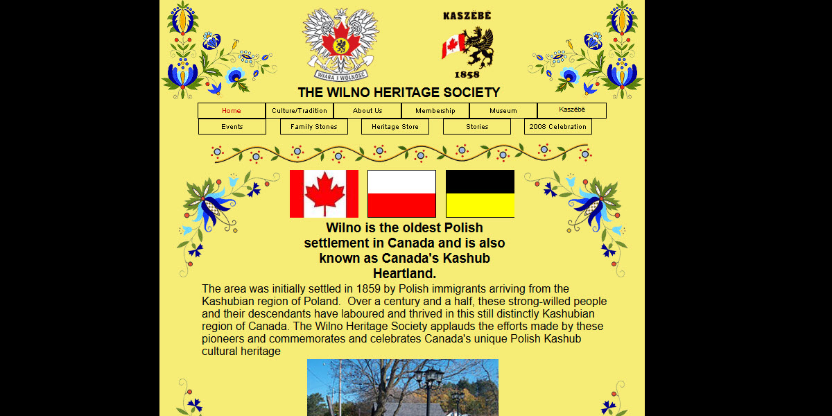 Wilno Heritage Society cover image
