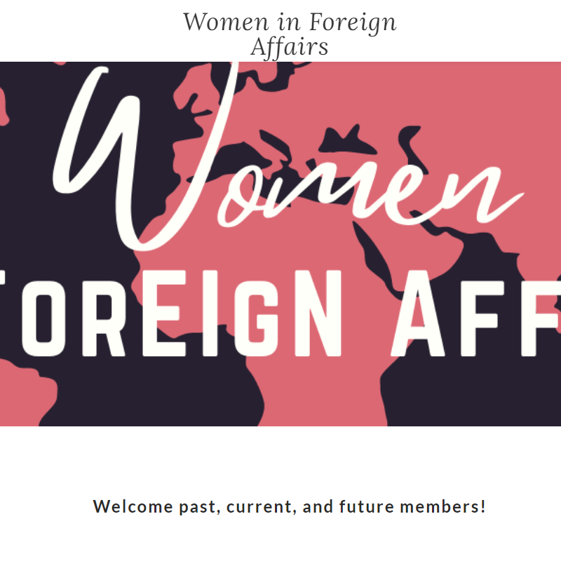 UT Austin Women in Foreign Affairs