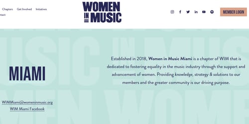 Women in Music Miami -  industry in Miami FL
