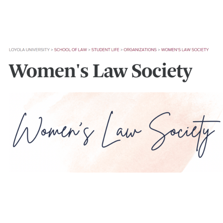 Women's Law Society Loyola Chicago Law -  industry in Chicago IL