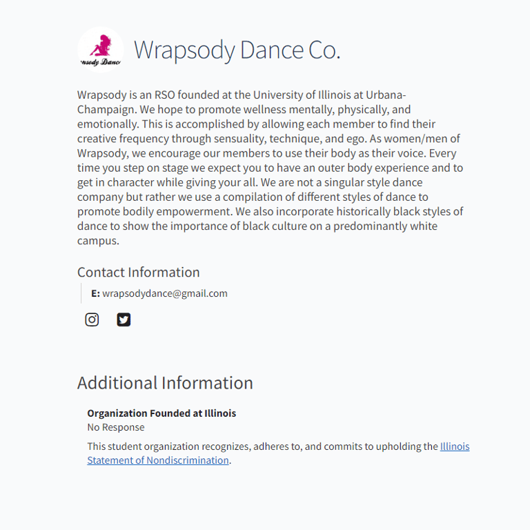 Wrapsody Dance Co. -  industry in Champaign IL