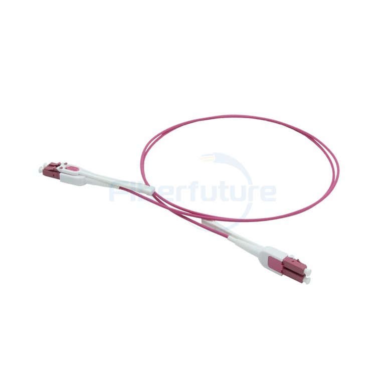 Polarity Switchable Uniboot LC-LC Duplex Patch Cable with Push-Pull Tab