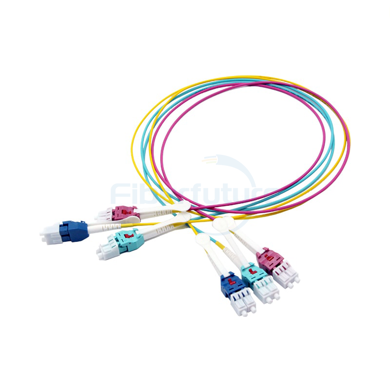 Polarity Switchable Uniboot LC LC Duplex Patch Cable with Pull Tab 