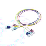 Polarity Switchable Uniboot LC LC Duplex Patch Cable with Pull Tab 