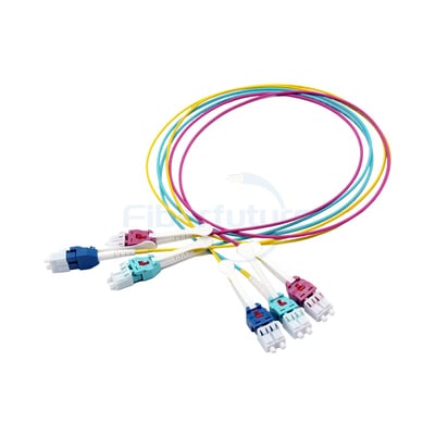 Polarity Switchable Uniboot LC LC Duplex Patch Cable with Pull Tab 