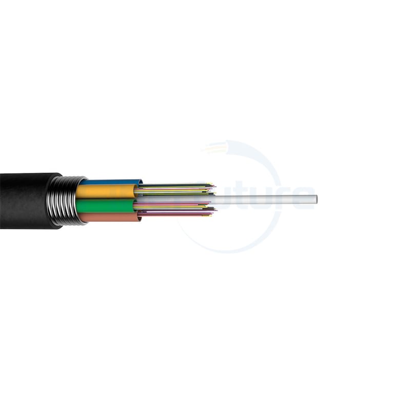 Anti-Rodent Anti Bird Steel Tape Stranded Loose tube Fiber Optic Cable GYFTS