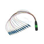 MPO-LC 12 Fiber 0.9mm Fanout Cable OM3 OM4