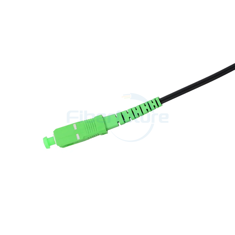 SC APC Flat Drop FTTH Patch Cord for FTTH Network