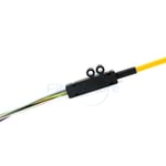 Ribbon Cable Fanout 0.9mm Fiber Optic Pigtails 4-12F 