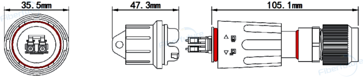 FPM-DLC Connector Compatible to FullAXS