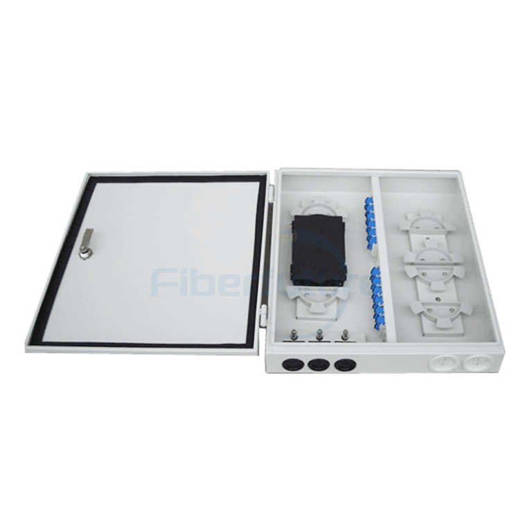 Waterproof Outdoor Fiber Cabinet 24, 48, 72, 96 Ports