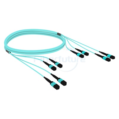 LZSH MPO to MPO Fiber Trunk Cable 4*MPO-4*MPO
